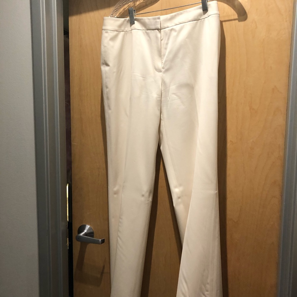 Winter white Lafayette 148 NY trouser